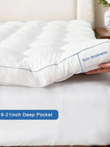 Extra Thick Cooling Soft Mattress Topper Queen - Omega Lifestyles