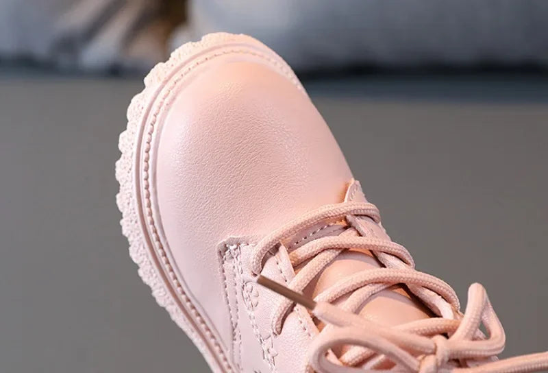 Kids Waterproof Wool Lined Height Increasing Ankle Boots