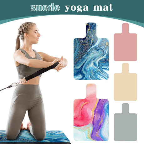 Pilates Reformer Mat Non-Slip Suede Rubber Yoga Mat - Omega Lifestyles