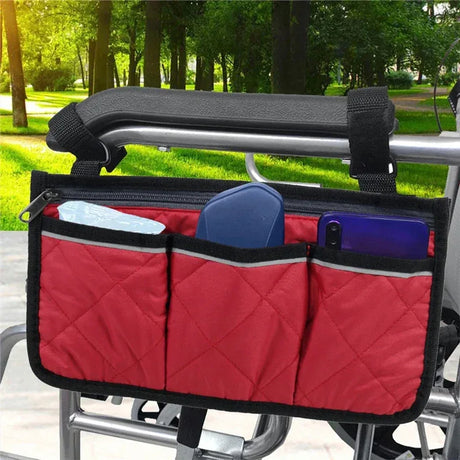 Waterproof Folding Wheelchair Storage Bag With Reflective Strip - Omega Lifestyles