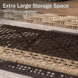 Bohemian Outdoor Wicker Patio Conversation Set - Omega Lifestyles