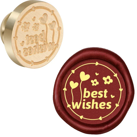 Wax Seal Stamp With Removable Brass Head For Decoration - Omega Lifestyles