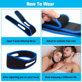 Adjustable Lightweight Neoprene Anti Snoring Chin Strap - Omega Lifestyles