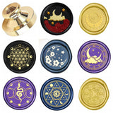 Wooden Handle Brass Seal Head Wax Seal Stamp - Omega Lifestyles