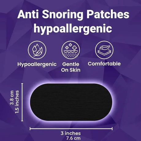 Sleep & Snoring Mouth Tape Gentle Skin-Friendly Adhesive - Omega Lifestyles