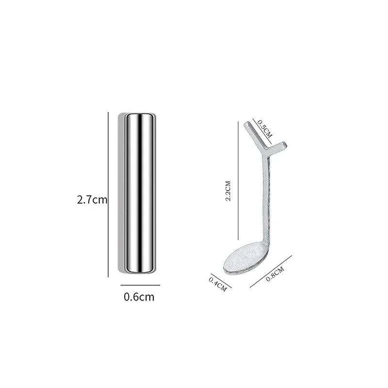 Set Of 5 Y-Shaped Love Heart Cat Eye Nail Tool - Omega Lifestyles