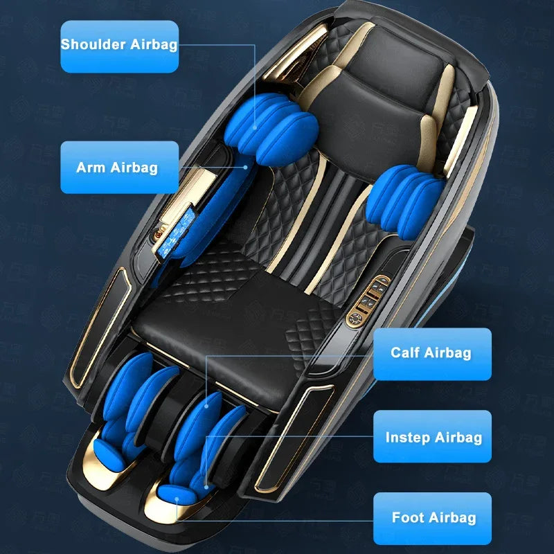 4D AI Voice Control Zero Gravity Massage Chair With Heating - Omega Lifestyles