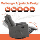 360 Swivel High Back Recliner Chair - Omega Lifestyles