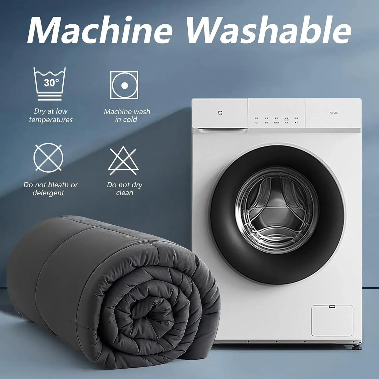 2-Piece Reversible All-Season Polyester Comforter Set - Omega Lifestyles