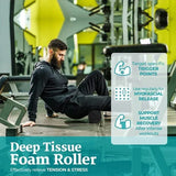 EPP High Density Yoga Foam Roller Massage Tool 33cm - Omega Lifestyles