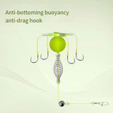 Set of 2 High Carbon Steel Explosion Hook Fishing Bait Cages - Omega Lifestyles