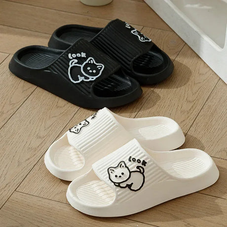 Women’s Thick Platform Non-Slip Indoor Cartoon Slippers - Omega Lifestyles