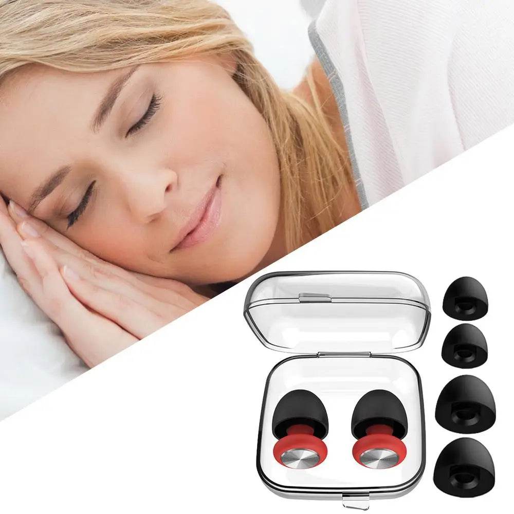 Noise Canceling Earplugs Reusable Noise-Reducing Earplugs Reusable Hearing Protection Comfortable Quiet Ear Plugs Protective - Omega Lifestyles