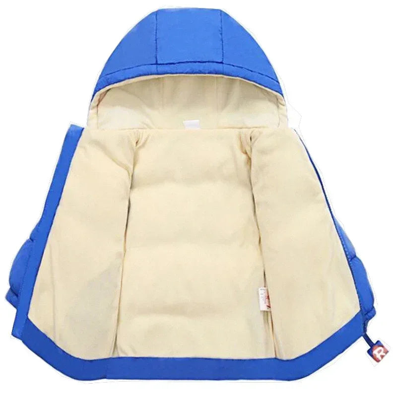 Heavyweight Winter Kids Cartoon Hooded Fleece Jacket - Omega Lifestyles