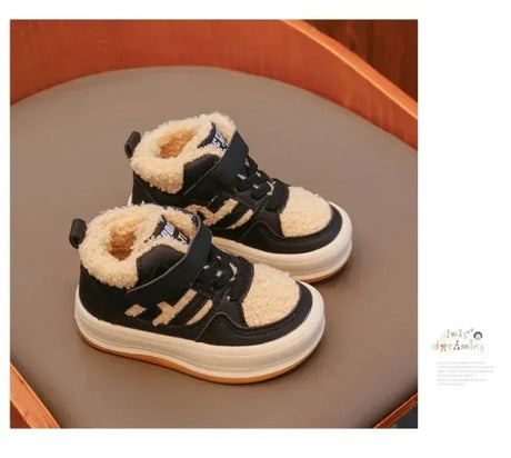 Winter Kids Plush Lined Anti-Slip Snow Boots - Omega Lifestyles