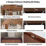 Modern Extendable Wooden Dining Table For 6 To 10 Persons