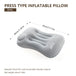 Inflatable Portable Camping Pillow With Built-In Pump - Omega Lifestyles