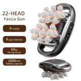 22-Head High-Frequency Vibration Body Massage Gun - Omega Lifestyles
