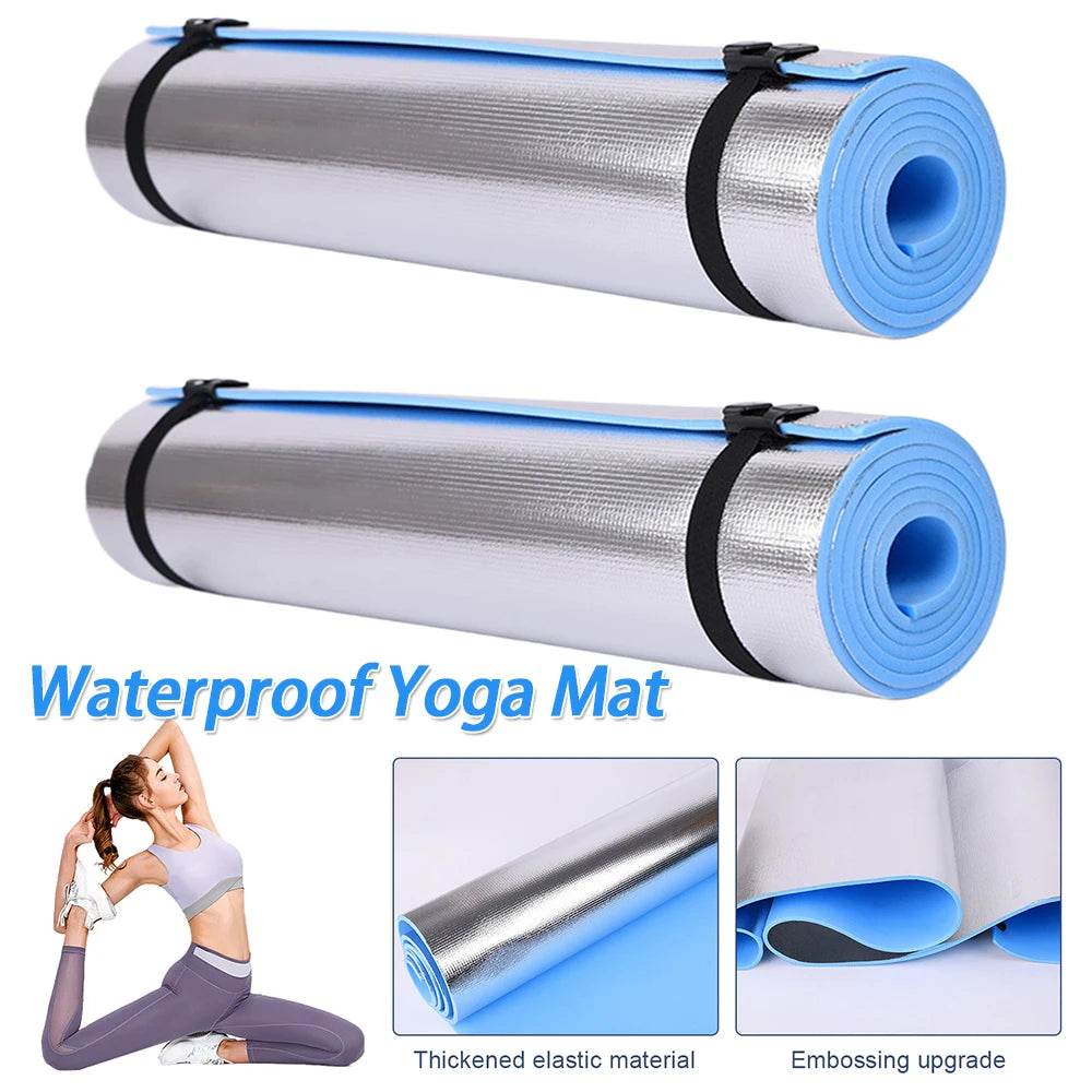 Thickened Waterproof TPE Yoga Mat Portable Exercise Pad - Omega Lifestyles