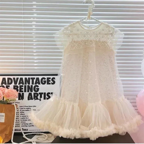 Girls Tulle Fairy Princess Mesh Puffy Party Dress - Omega Lifestyles