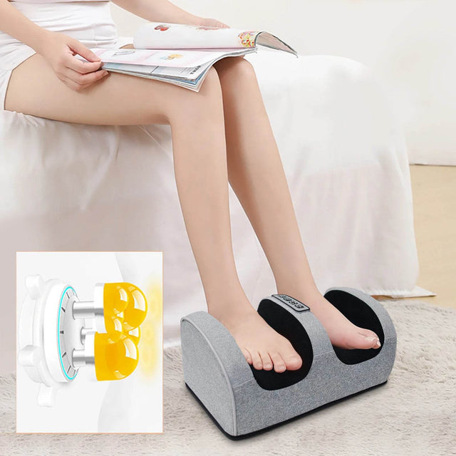 Electric Heating Foot And Leg Kneading Massage Machine - Omega Lifestyles