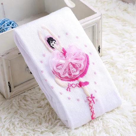 Girls Cotton Cartoon Soft Knit Autumn Tights - Omega Lifestyles