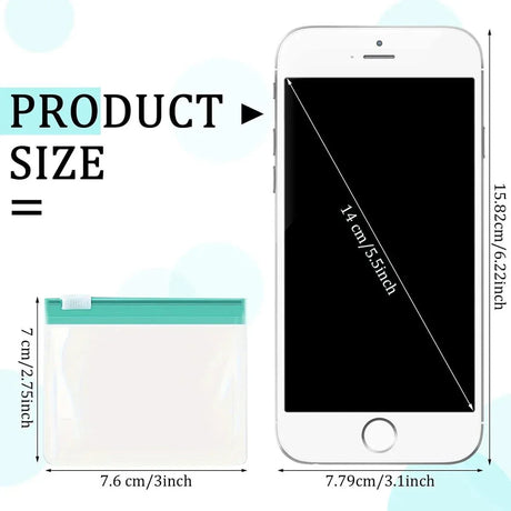 Set of 7 Waterproof EVA Pill Dispenser Storage Bags - Omega Lifestyles