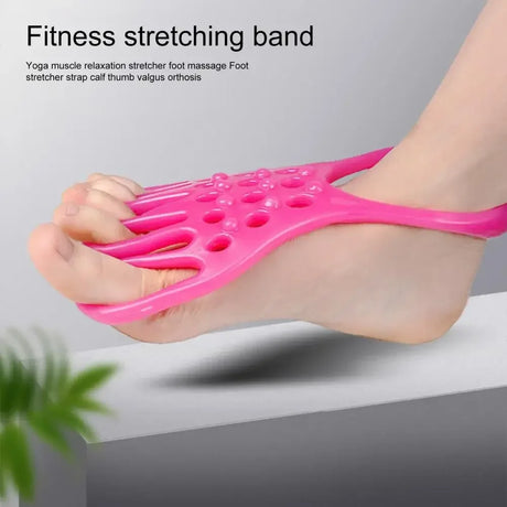 Pair of Breathable TPR Stretch Belt Foot Massage Strap - Omega Lifestyles