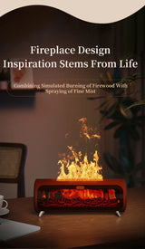 Fireplace Ultrasonic Essential Oil Aroma Diffuser Humidifier - Omega Lifestyles