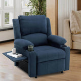 Power Recliner Chair Upholstered Heated Massage - Omega Lifestyles