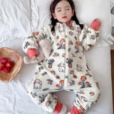 Cartoon Flannel Fleece Warm Winter Kids Pajamas - Omega Lifestyles