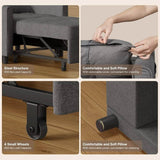 3-in-1 Convertible Sleeper Chair Bed - Omega Lifestyles