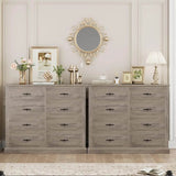 Modern Farmhouse 8-Drawer Wood Dresser - Omega Lifestyles
