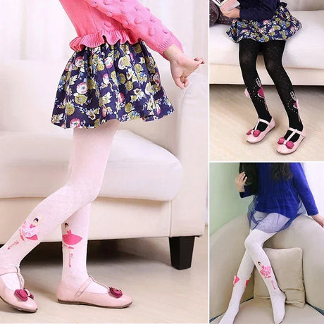 Kids Cotton Cartoon Soft Autumn Spring Tights - Omega Lifestyles