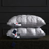 95% Goose Down Like Anti-Snore Cotton Sleeping Pillow 48x74cm Low - Omega Lifestyles