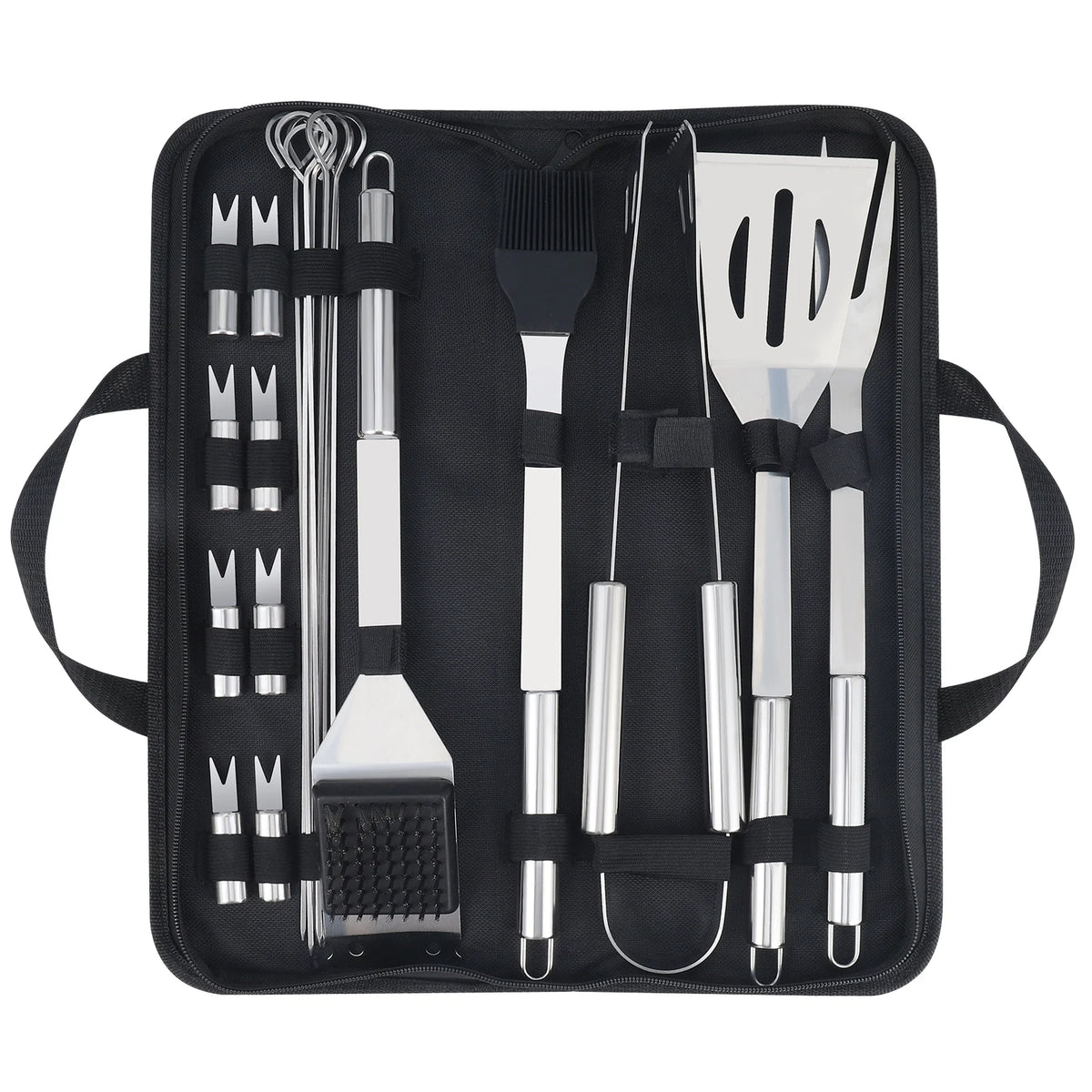 Heavy Duty 20PCS Stainless Steel Barbecue Grill Set