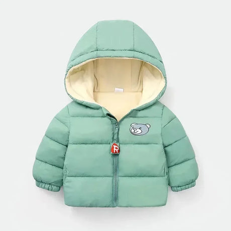 Heavyweight Winter Kids Cartoon Hooded Fleece Jacket - Omega Lifestyles