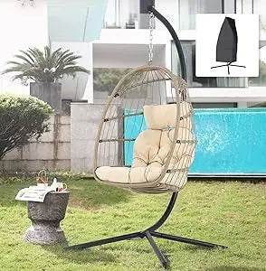 Indoor Outdoor Foldable Egg Swing Chair - Omega Lifestyles