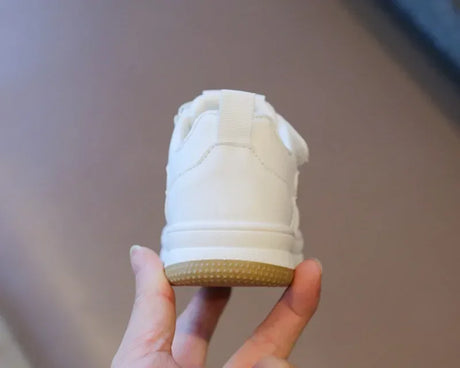 Breathable PU Leather Children's Casual Hook & Loop Sneakers - Omega Lifestyles