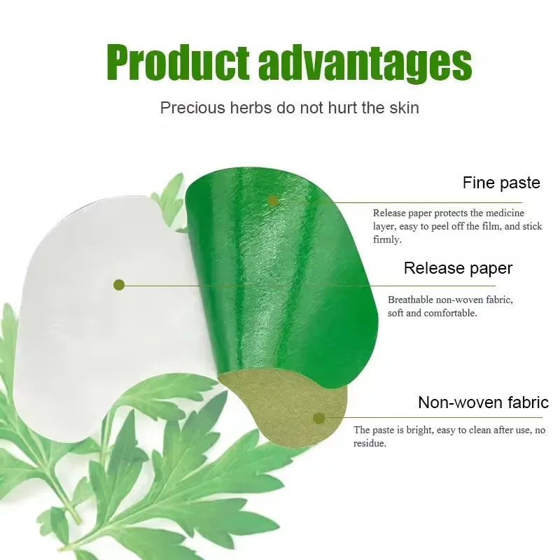 Wormwood Pain Relief Acupuncture Heat Body Patches Set - Omega Lifestyles