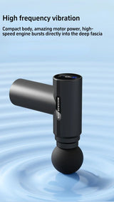 Compact USB Mini Muscle Relaxation Massage Gun With LED Display - Omega Lifestyles