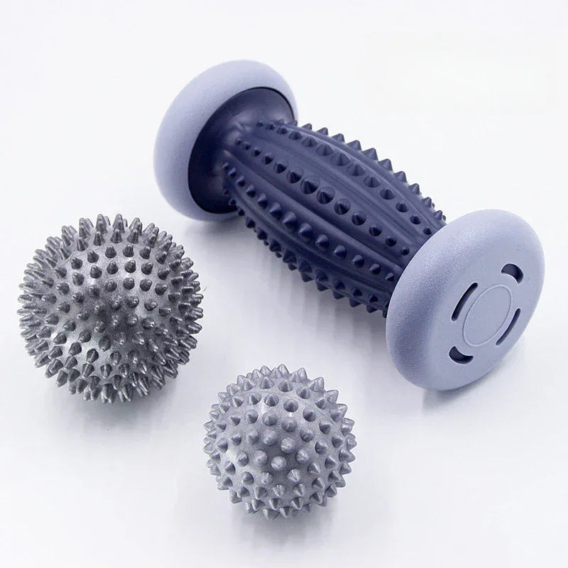 Set Of 2 Plantar Fasciitis Foot Massage Rollers Balls - Omega Lifestyles