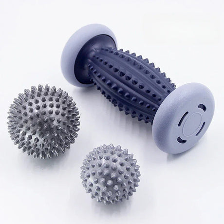 Set Of 2 Plantar Fasciitis Foot Massage Rollers Balls - Omega Lifestyles
