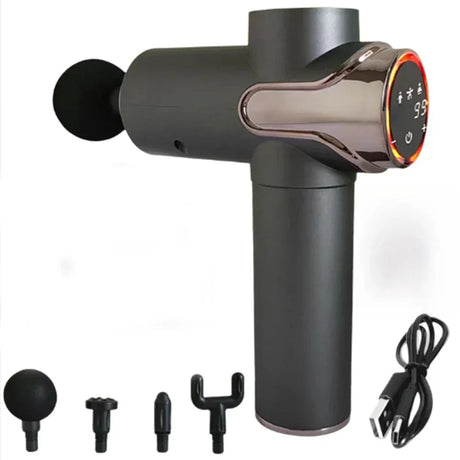 Silent Four-Headed Deep Tissue Percussion Massage Gun - Omega Lifestyles