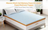 3-Inch Cooling Gel Memory Foam Mattress Topper