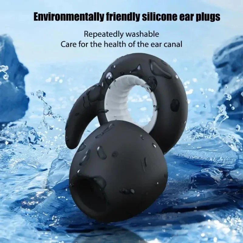 Silicone Soft Noise-Blocking Waterproof Sleep Earplugs - Omega Lifestyles