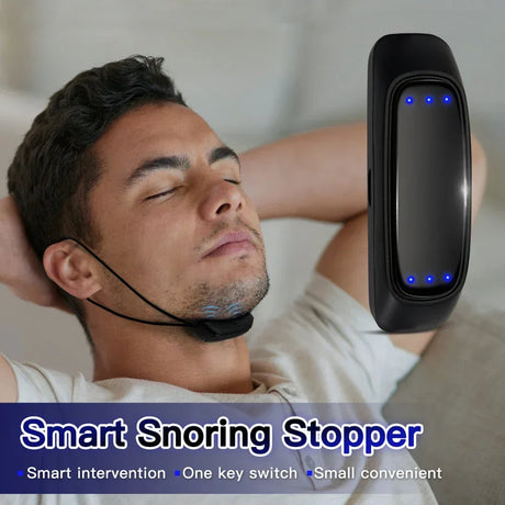 Smart Portable EMS Pulse Stop Snore Sleep Aid Device - Omega Lifestyles