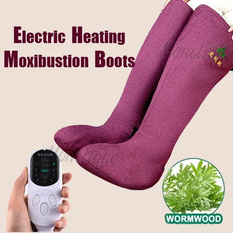 Electric Calf Heating Massager With Mugwort Compress - Omega Lifestyles