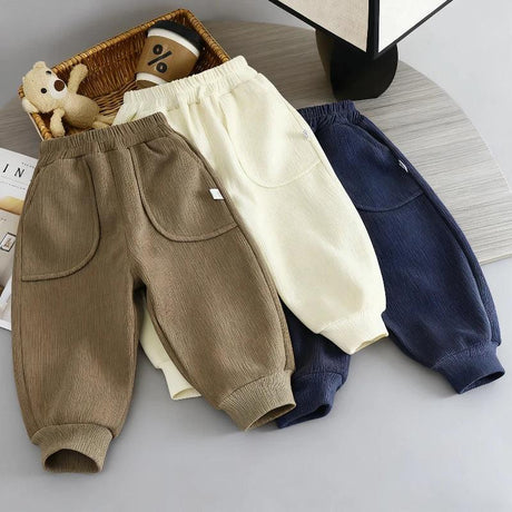 Winter Warm Kids Velvet Thickened Polyester Pants - Omega Lifestyles