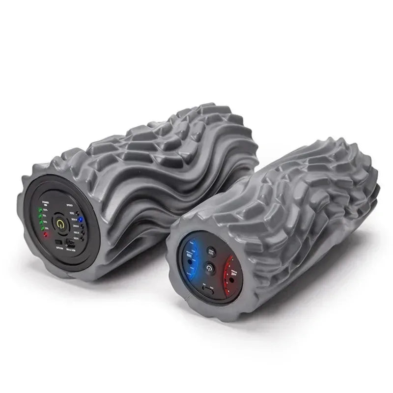 Electric Rechargeable Vibrating Foam Roller Deep Tissue Massager - Omega Lifestyles